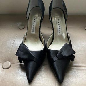 Caparros Elegant Black Cocktail Shoes Size 7 B